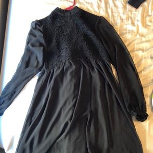 Black long sleeve dress large